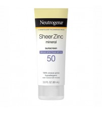 Neutrogena Sheer Zinc Mineral Sunscreen Spf 50 88ml 